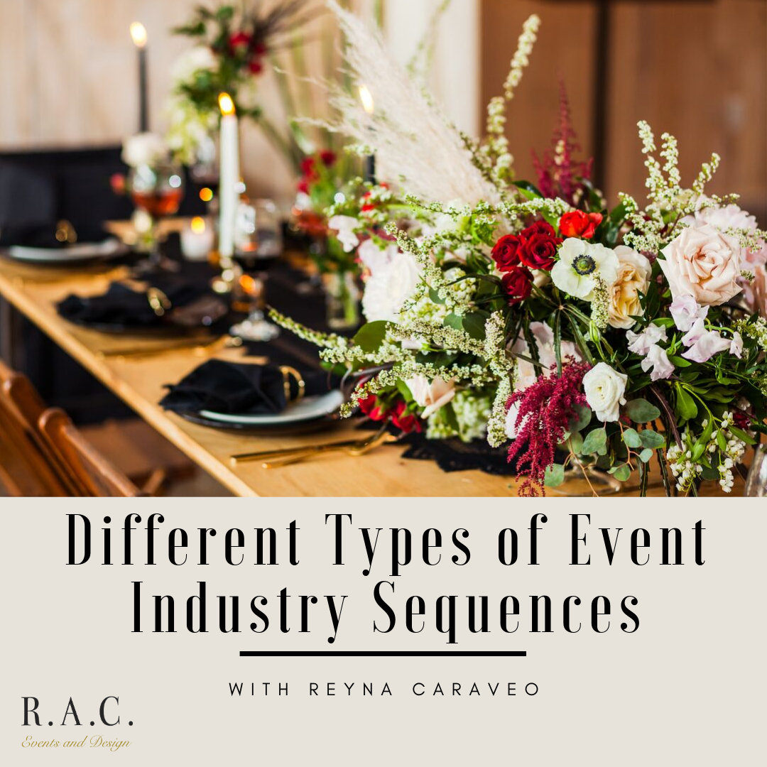 Different Types of Event Industry Sequences