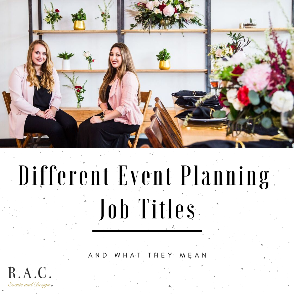 Different Event Planning Job Titles and What They Mean